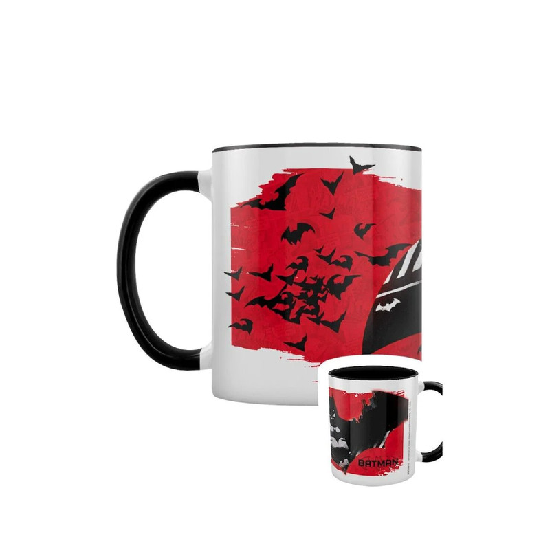 The Batman (Red) - Black Coloured Inner Mug - كأس